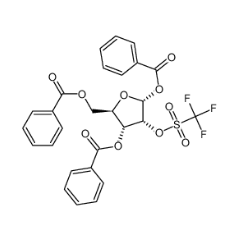 1,3,5-三-O-苯甲酰基-2-O-(三氟甲磺酰基)-a-D-呋喃核糖cas:97614-41-0;1,3,5-Tri-O-benzoyl-2-O-(trifluoromethesulfonyl)-a-D-ribofurose