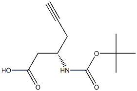 Boc-(R)-3-氨基-5-己炔酸cas:332064-91-2