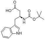 S)-3-(叔丁氧羰基氨基)-4-(3-吲哚基)丁酸cas:229639-48-9