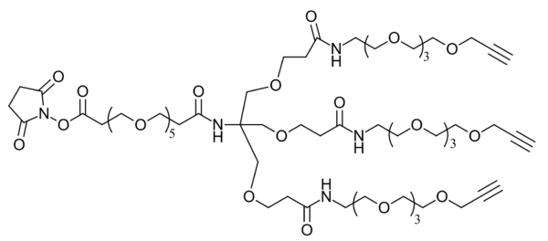 NHS-PEG5-tris-PEG4-alkyne