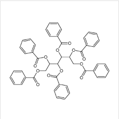 1-O,2-O,3-O,4-O,5-O,6-O-己苯甲酰基-D-甘露醇cas;7462-41-1;2,3,4,5,6-pentabenzoyloxyhexyl benzoate
