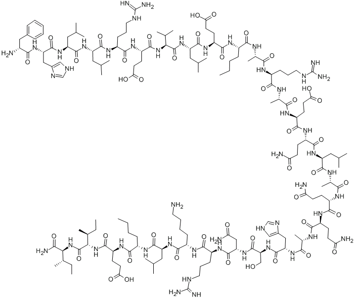 12-D-苯丙氨酸-21-L-正亮氨酸-38-L-正亮氨酸-12-41-促肾上腺皮质激素释放因子cas:129133-27-3