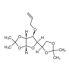 (3R,4S)-3-[(4R)-2,2-二甲基-1,3-二氧戊环-4-基]-7,7-二甲基-4-丙-2-烯氧基-2,6,8-三氧杂双环[3.3.0]辛烷cas:20316-77-2