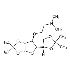 3-O-(2-二甲氨乙基)-1,2:5,6-O-双异丙叉-α-D-呋喃葡萄糖cas:67441-19-4;3-O-(2-(N,N-dimethylamino)ethyl)-1,2,5,6-di-O-isopropylidene-α-D-glucofurose