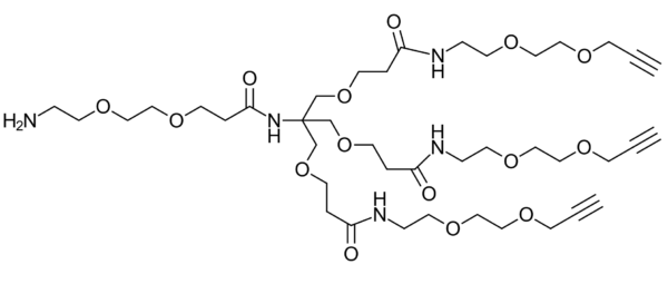 Amino-PEG2-tris-PEG2-alkyne