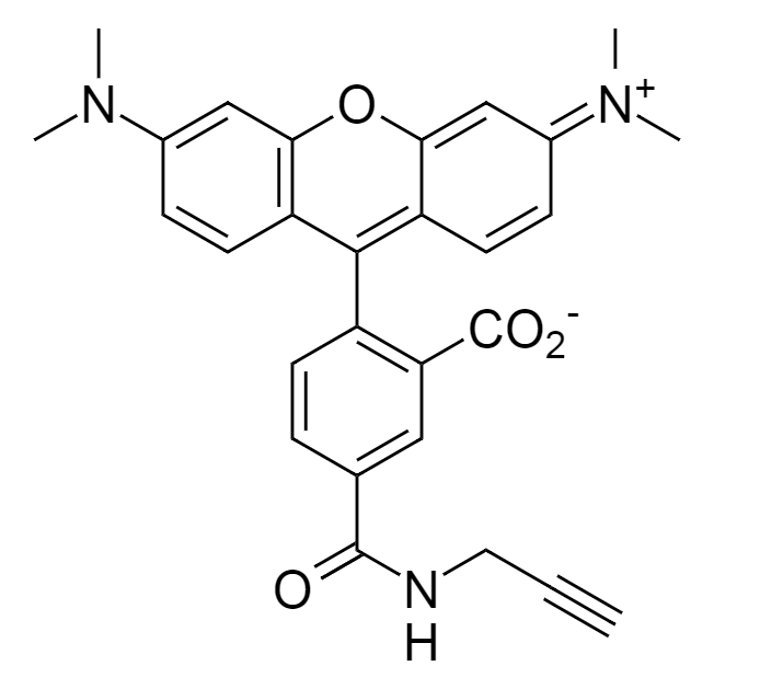 5-TAMRA alkyne|5-羧基四甲基罗丹明, 炔基|5-Carboxytetramethylrhodamine, alkyne