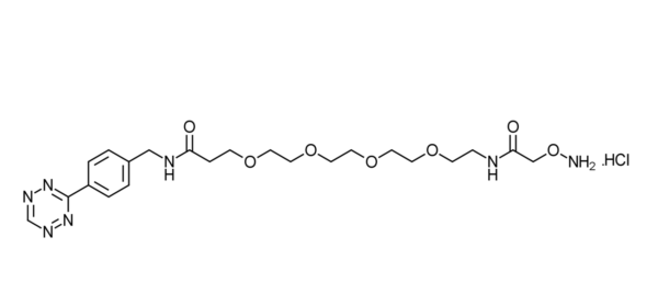 Tetrazine-PEG4-oxyamine HCl