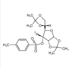 3-O-对甲基苯磺酰基-1,2:5,6-O-双异丙叉-Alpha-D-呋喃阿洛糖cas:30923-27-4;3-tosyl:1,2:5,6-Di-O-isopropylidene-3-O-tosyl-a-D-allofurose;