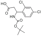 N-Boc-DL-3-氨基-3-(2,4-二氯苯基)丙酸cas:683219-22-9