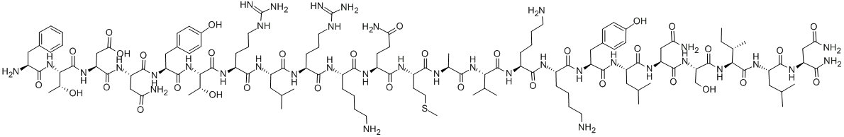 VIP (6-28) (hum, mouse, rat) trifluoroacetate salt cas:69698-54-0