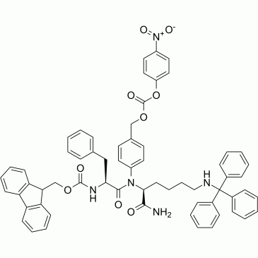 Fmoc-Phe -Lys(Trt)-PAB-PNP CAS:1116086-09-9