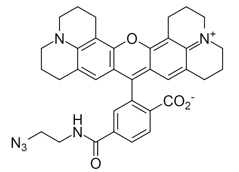 6-ROX azide|6-羧基-X-罗丹明, 叠氮|6-Carboxy-X-rhodamine, azide