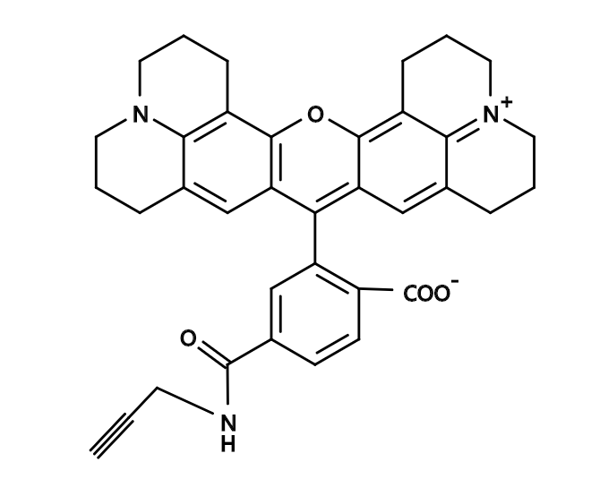 6-ROX alkyne|6-羧基-X-罗丹明, 炔基|6-Carboxy-X-rhodamine, alkyne