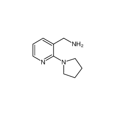 [2-(1-吡咯烷)-3-吡啶]甲胺cas:859850-79-6|(2-(Pyrrolidin-1-yl)pyridin-3-yl)methamine