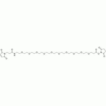 Mal-amido-PEG10-C2-NHS ester CAS:1137109-22-8