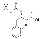 Boc-L-3-氨基-4-(2-溴苯基)丁酸cas:403661-78-9
