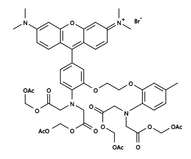 Rhod-2, AM|UltraPure Grade|CAS145037-81-6|超纯级|钙离子荧光探针Rhod-2, 乙酰氧基甲酯