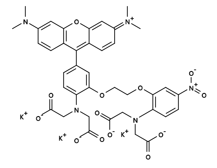 Rhod-5N, tripotassium salt|钙离子荧光探针Rhod-5N, 三钾盐