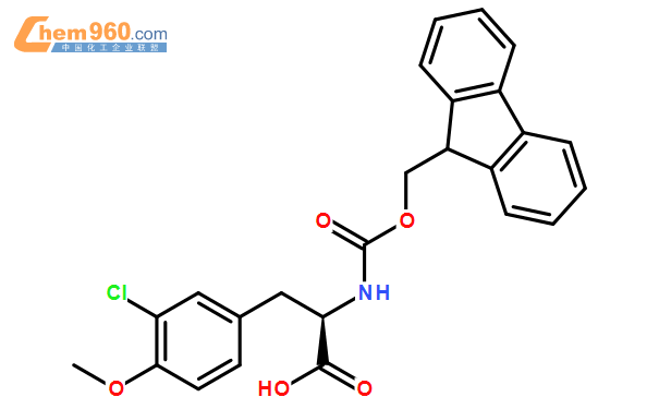 FMOC-3-氯-4-甲氧基-D-苯丙氨酸cas:848044-14-4