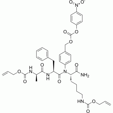 Aloc-D-Ala-Phe-Lys(Aloc)-PAB-PNP CAS:253863-34-2