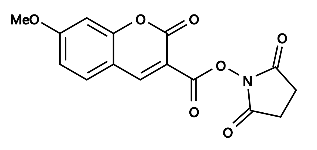 7-Methoxycoumarin-3-carboxylic acid, succinimidyl ester|CAS150321-92-9|7-甲氧基香豆素-3-羧酸, 琥珀酰亚胺酯