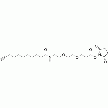 Propargyl-C8-amido-PEG2-NHS ester CAS:1006592-59-1