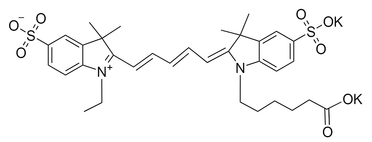 Cy5 potassium salt|CAS449175-58-0|花青5钾盐