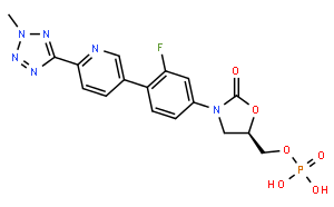 TR700; DA7157; Torezolid phosphate，CAS856867-55-5