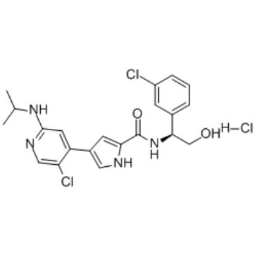 Ulixertinib hydrochloride (BVD-523 hydrochloride; VRT752271 hydrochloride),CAS:1956366-10-1