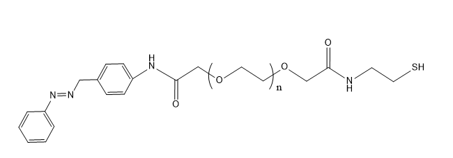 偶氮苯-聚乙二醇-炔基azobenzene-PEG-SH