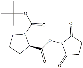 BOC-D-脯氨酸羟基琥珀酰亚胺硬脂酸酯cas:102185-34-2