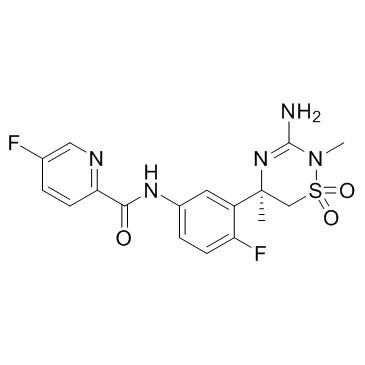 Verubecestat (Synonyms: MK-8931)，CAS1286770-55-5