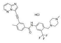 AP24534; AP-24534; AP 24534; Ponatinib HCl; Ponatinib hydrochloride，CAS1114544-31-8