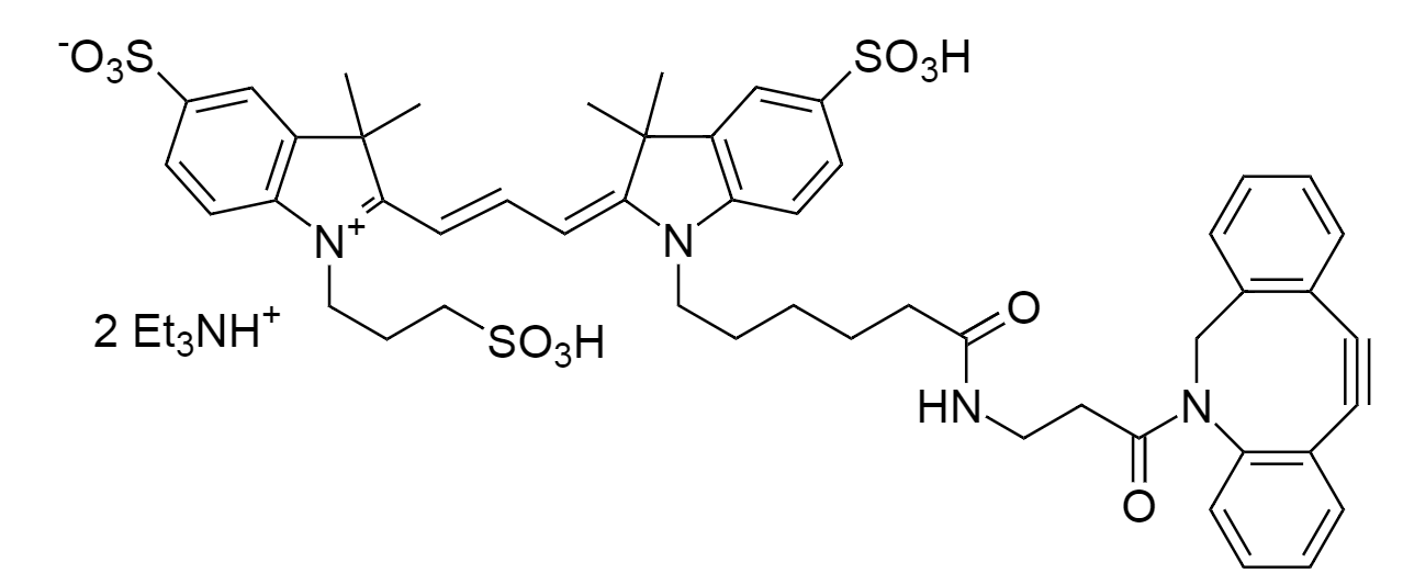 DBCO-Cy3|氮杂二苯并环辛炔-花青染料Cy3