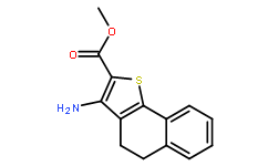 3-AMINO-4,5-DIHYDRONAPHTHO[1,2-B]THIOPHENE-2-CARBOXYLIC ACID METHYL ESTER，CAS691393-99-4