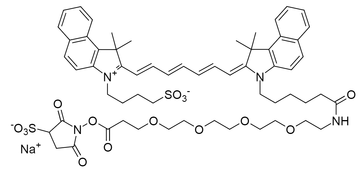 ICG-Sulfo-EG4-OSu|吲哚菁绿-磺基-四聚乙二醇-活性酯