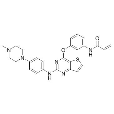 Olmutinib (Synonyms: HM61713, BI 1482694)，CAS1353550-13-6