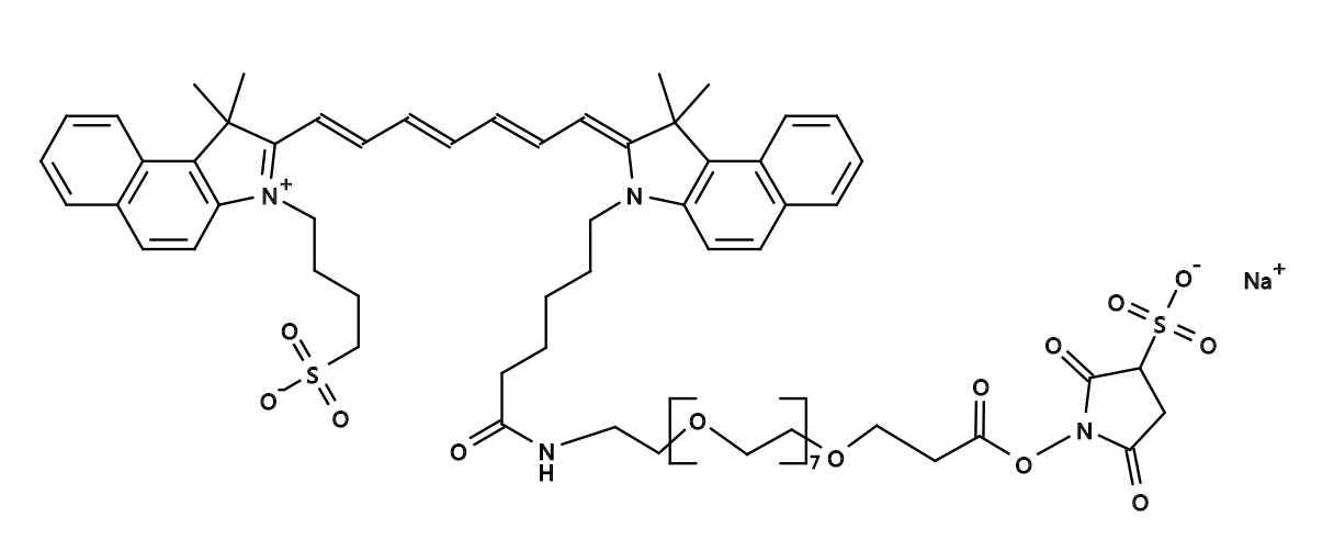 ICG-Sulfo-EG8-OSu|吲哚菁绿-磺基-八聚乙二醇-活性酯