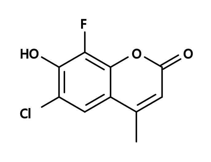 CF-MU|6-Chloro-8-fluoro-umbelliferone|Fluorescence reference stdard|6-氯-8-氟伞形酮