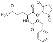 [(S)-4-Amino-1-[[(2,5-dioxo-1-pyrrolidinyl)oxy]carbonyl]-4-oxobutyl]carbamic acid benzyl estercas:34078-85-8