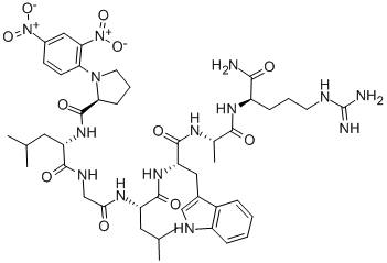 Dnp-Pro-Leu-Gly-Leu-Trp-Ala-D-Arg-NH₂ trifluoroacetate saltcas:121282-17-5