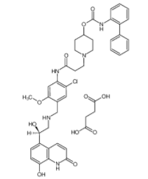 GSK-961081;Batefenterol succinate，CAS945905-37-3