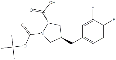 反-BOC-4-（3,4-二氟苄基）-L-脯氨酸cas:957310-95-1