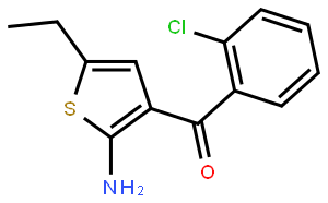 2-Amino-3-o-chlorobenzoyl-5-ethylthiophene，cas50508-60-6