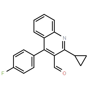 2-Cyclopropyl-4-(4-fluorophenyl)quinoline-3-carboxaldehyde，cas121660-37-5