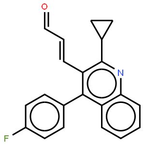 (E)-3-[2-Cyclopropyl-4-(4-fluorophenyl)-3-quinolinyl-2-propenal,cas148901-68-2