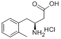 S-3-氨基-4-(2-甲基苯基)丁酸cas:270062-89-0