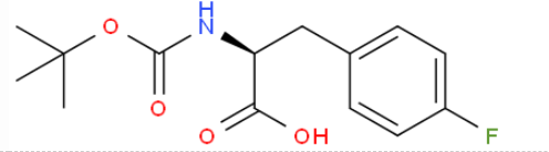 Boc-D-4-F-苯丙氨酸,cas57292-45-2