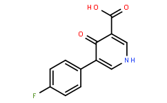 5-(4-fluorophenyl)-4-oxo-1,4-dihydropyridine-3-carboxylic acid,CAS1052114-81-4