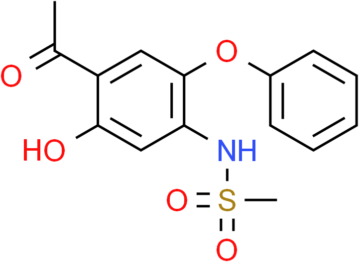 methyl 2-hydroxy-4-methylsulfonylamino-5-phenoxyphenyl ketone,CAS123664-52-8